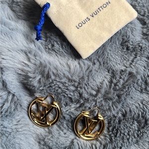 Authentic Louis Vuitton Louise PM Earrings